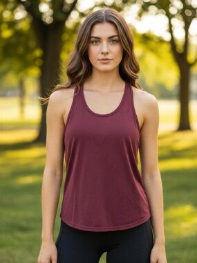 JoyLab Women's Racerback Tank Top - Burgundy Size XS